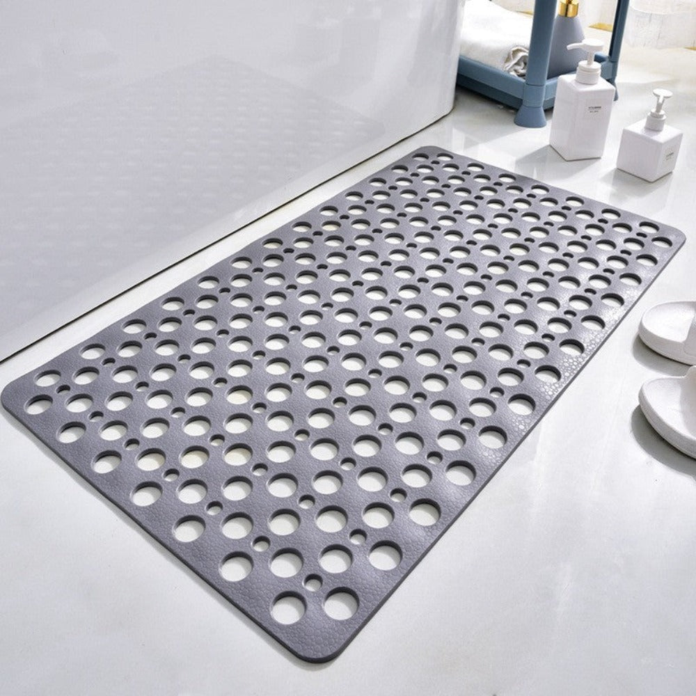Drainage Shower Mat with Suction Cups