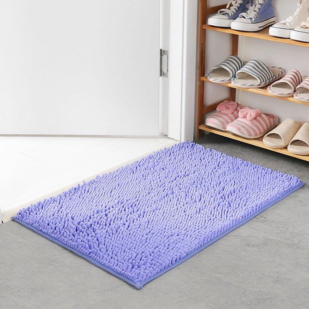 Mavi Soft Chenille Bath Mat