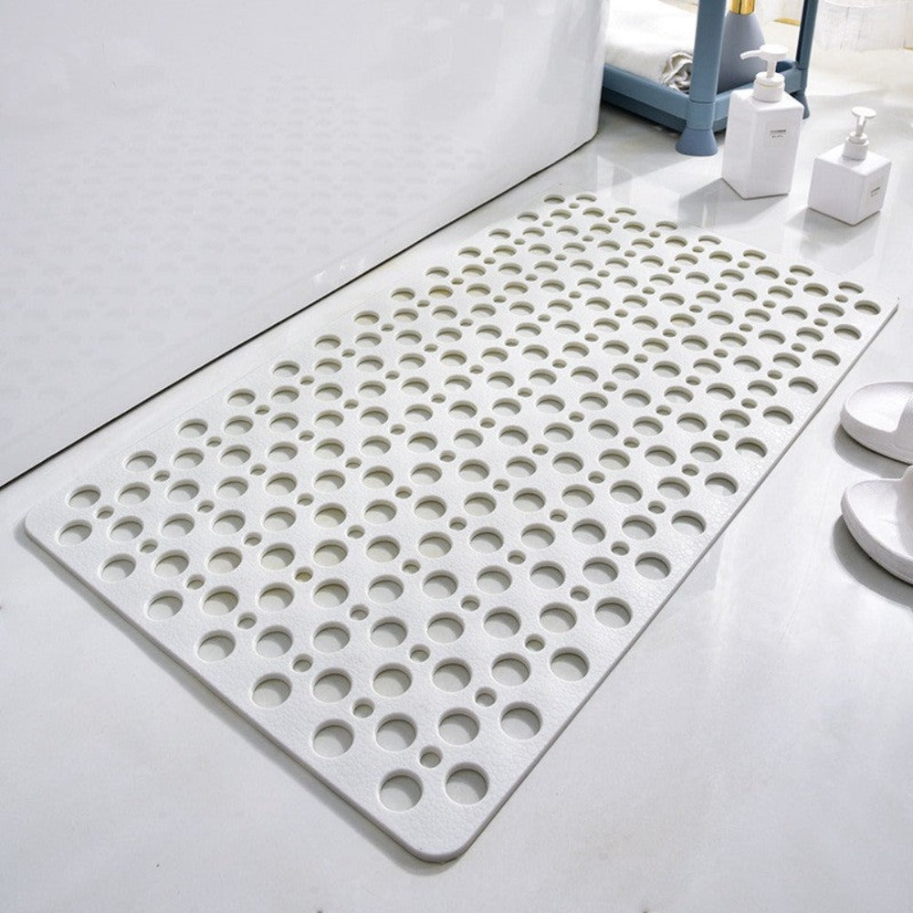 Drainage Shower Mat with Suction Cups