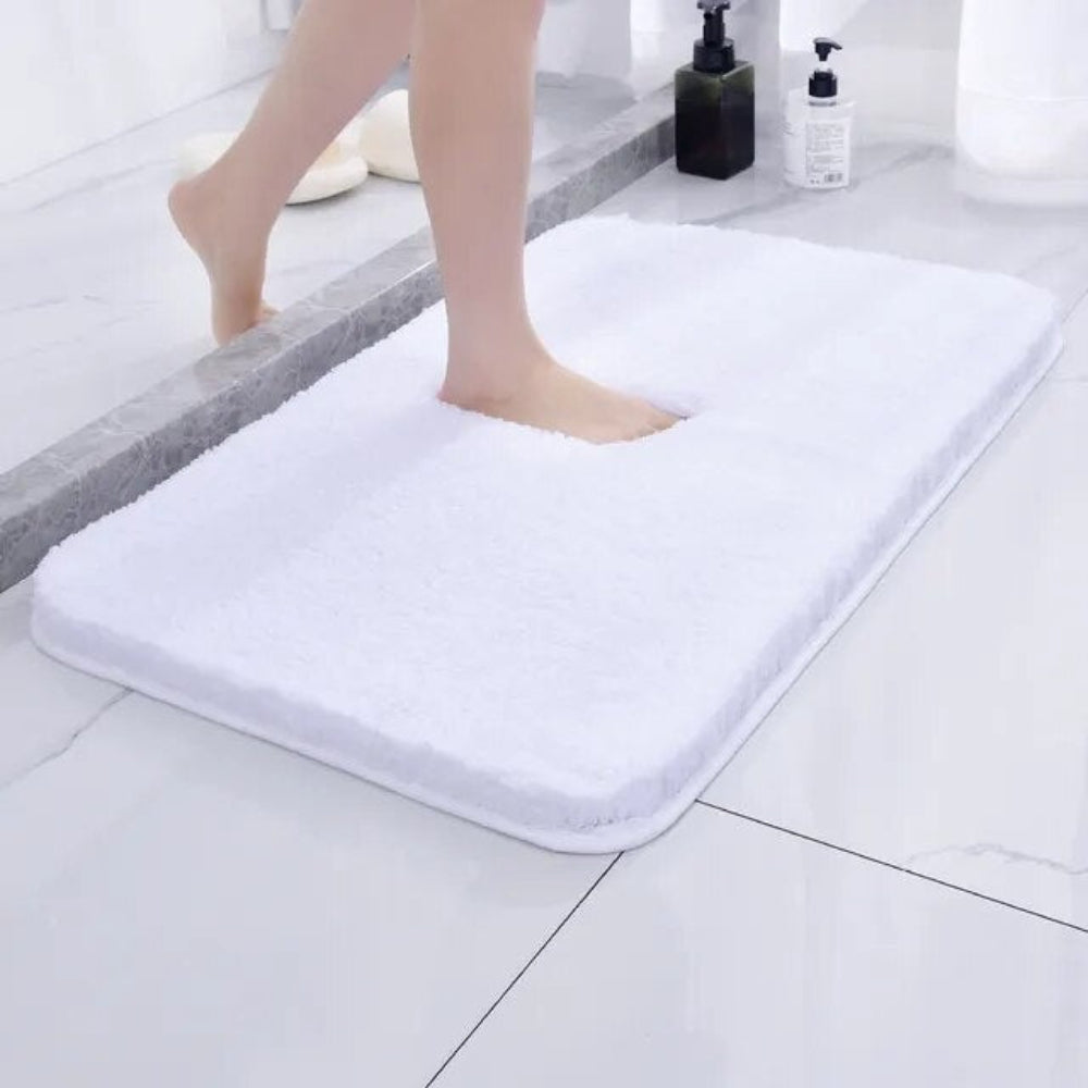 Microfiber Plush Bathroom Rug