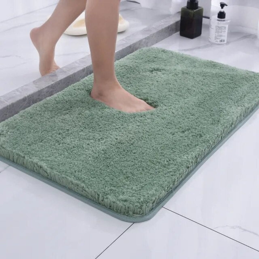 Microfiber Plush Bathroom Rug