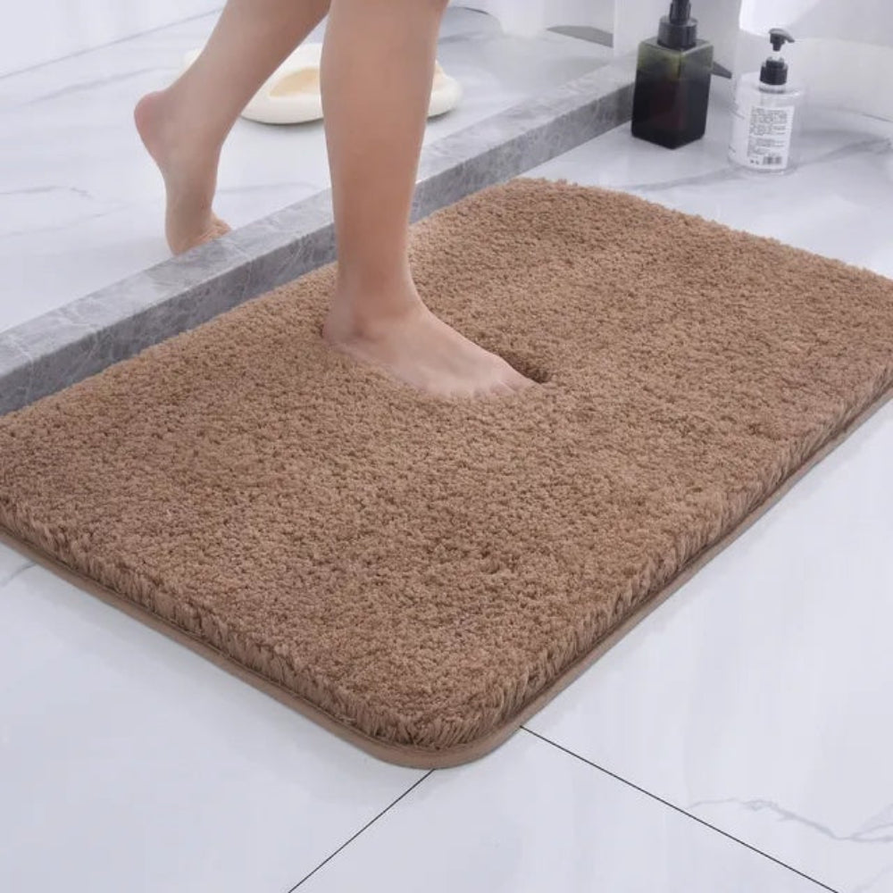 Microfiber Plush Bathroom Rug