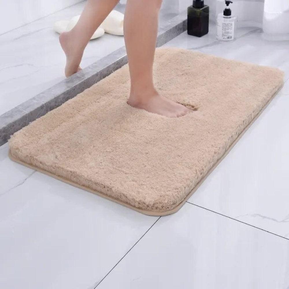 Microfiber Plush Bathroom Rug
